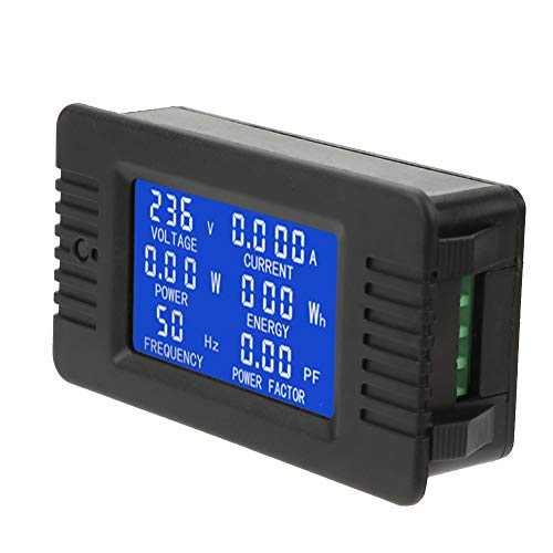 Oumefar PZEM-022 LCD Digital Display Power Energy Panel Digital AC KWh Tester Volt Amp Meter with Closed Type CT 100A for Industry