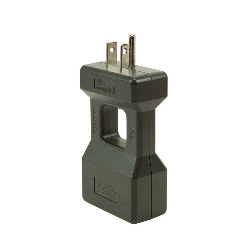 Klein Tools 69409 Line Splitter for Clamp Meter, Measures up to 15A Current Draw, 10x Measurement, Designed for North American Outlets Handheld