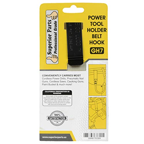 GH7 Power Tool Holder w/Belt Clip BL1 Replacement (4-Pack)