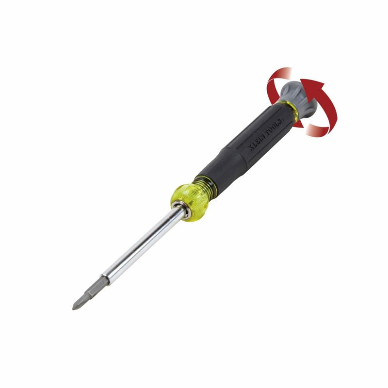 Klein Tools 85515 3-Piece Multi-Bit Impact Screwdriver Set with 8-in-1 Stubby, Mini Ratchet and 4-in-1 Electronics Screwdriver