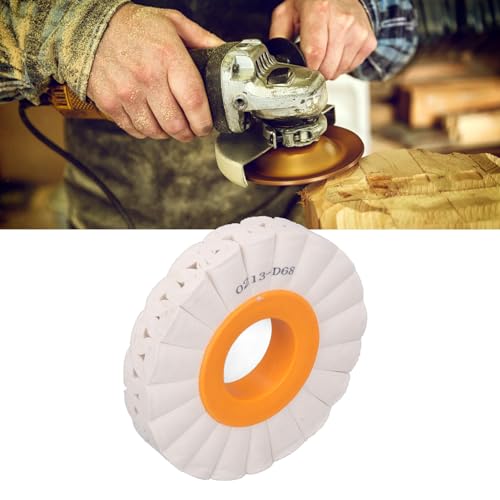 Buffing Wheel for Drill, Polishing Pad 5.91in OD 2in ID 0.79in Thick, Cotton Cloth Abrasive Wheel for Bench Grinder (150mm OD 50mm ID 20mm Thick)