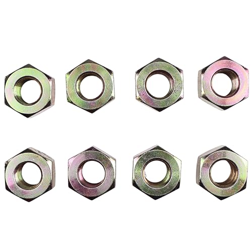 DVPARTS 8X Lug Nuts 6564669 for Bobcat 1600 2000 2400 2410 1213 S100 S130