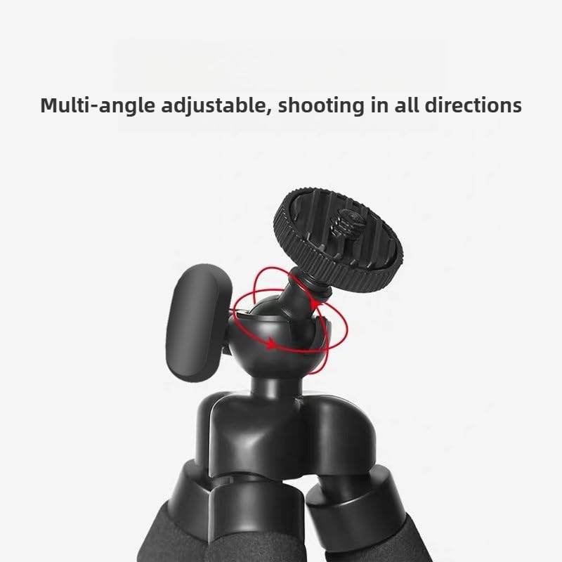 Phone Tripod, Portable and Flexible Tripods with Clip, Cell Phone Tripode Stand for Video Recording