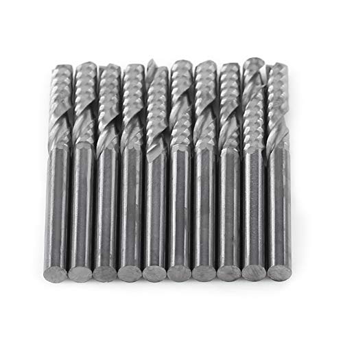 Single Flute End Mill Bits 1 8in Shank 22mm Tungsten