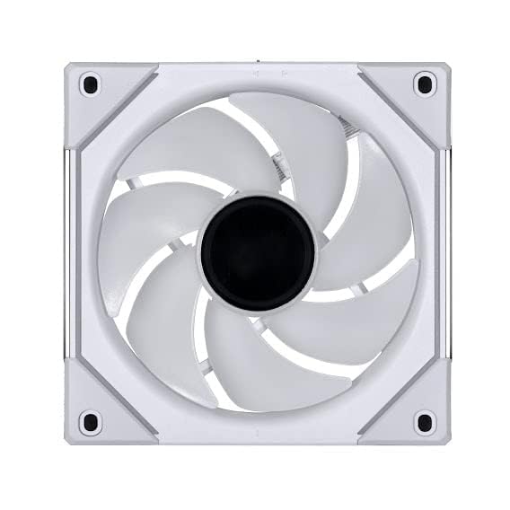 Lian Li UNI Fan SL-Infinity 120-Single Pack-ARGB Fan-Infinity Mirror-Daisy-Chain Design-Customizable Lighting Effects-One Cable Connection-Without Controller-White-(UF-SLIN120-1W) 120mm SLIN120 Single Pack White