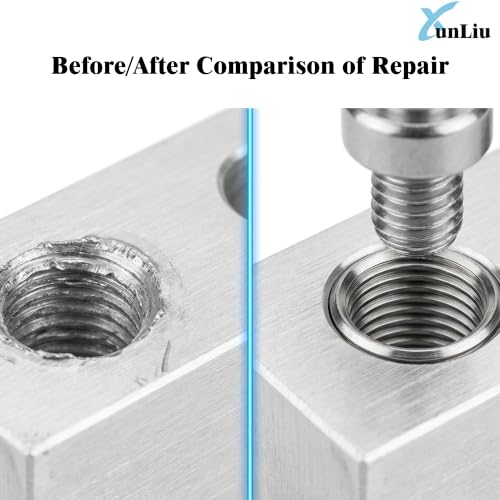 XunLiu 20pcs 7/16"-14UNC-3D Wire Thread Insert 304 Stainless Steel 20