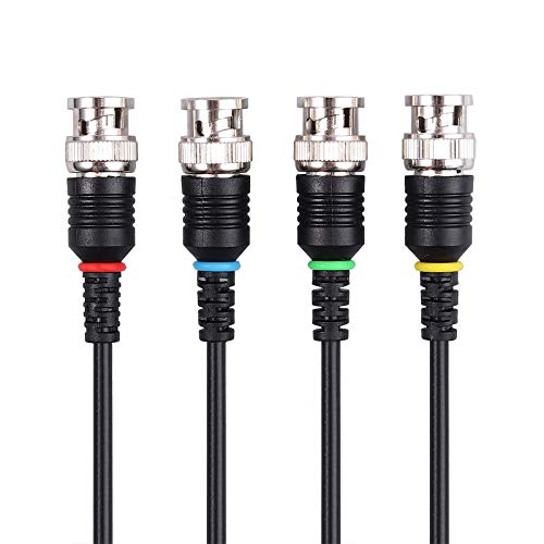 Proster BNC Test Lead Kit - 4 Cables: Alligator/Hook/Stack/Coaxial