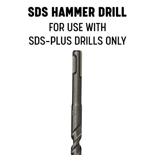 Drill America 1/2" X 24" PRO Series SDS-Plus Hammer Bit Drill Bit 1/2 in 24"