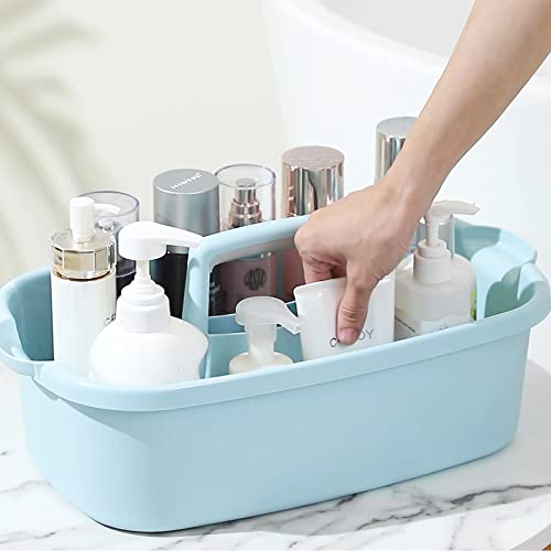 Large Cleaning Supplies Caddy Portable Shower Caddy Basket Blue 2 Pack Large, 2pcs