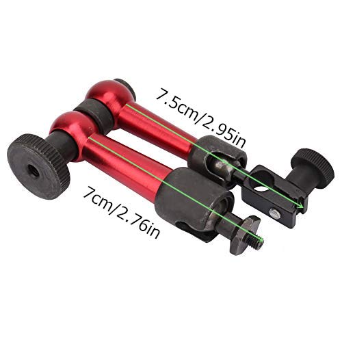 Test Indicator Flexible Arm Adjustable Magnetic Base Holder for Digital Level Dial Test Indicator Gauge 11 x 6.3cm