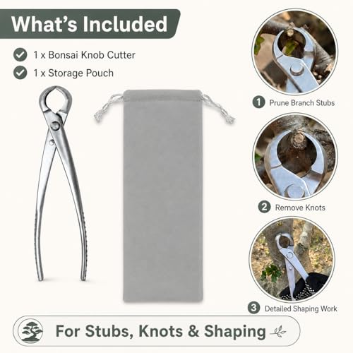 Knob Cutter Bonsai Tools 8.3" (210mm)