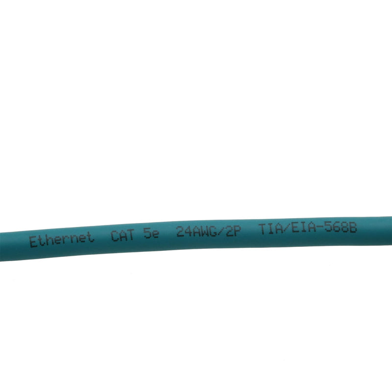 HangTon Ethernet M12 4 Pin D-Coded to RJ45 Cable for Keyence Sick Machine Vision Sensor Reader Barcode Scanner, Profinet Network 1m