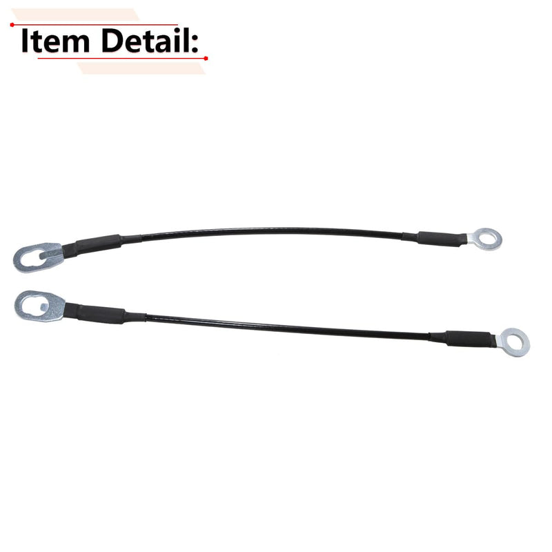 RLB-HILON Tailgate Cable Compatible with Nissan Frontier 1998 1999 2000 2001 2002 2003 2004 Year, Lift Gate Support Straps Pickup