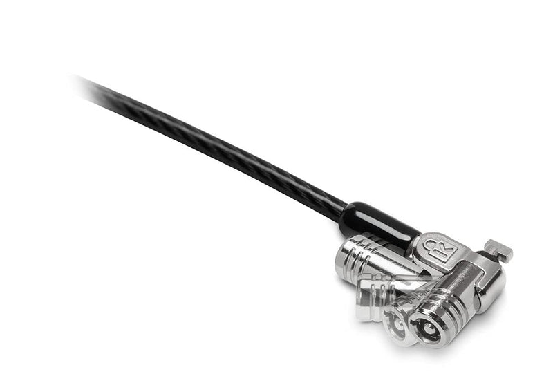 Kensington T-Bar Standard Keyed Lock Slot for Laptops, Durable 6’ Carbon Steel Cable Computer Lock, K65035AM Small Cable Lock
