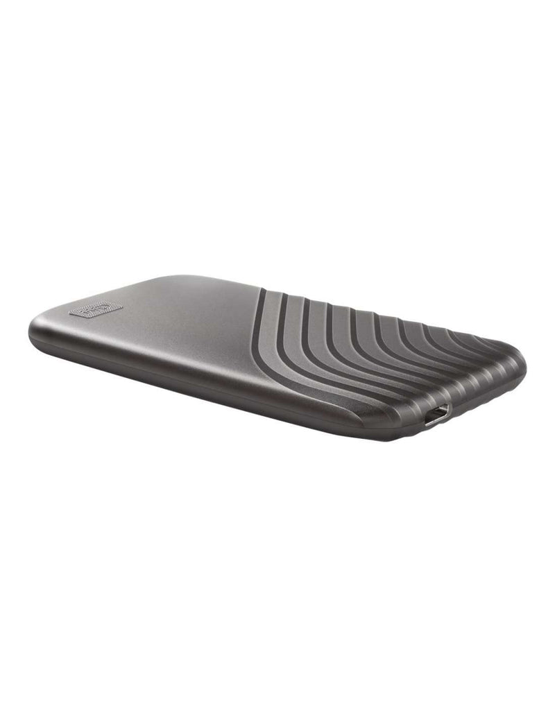 Western Digital 500GB My Passport SSD Portable External Solid State Drive, Gray, Sturdy and Blazing Fast, Password Protection with Hardware Encryption - WDBAGF5000AGY-WESN