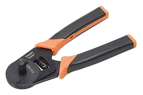 Paladin Tools PA1461 Pro-Grip Crimper | Closed Barrel D-Sub Crimper | 12-20 AWG, 4 Way Indent | Professional Grade