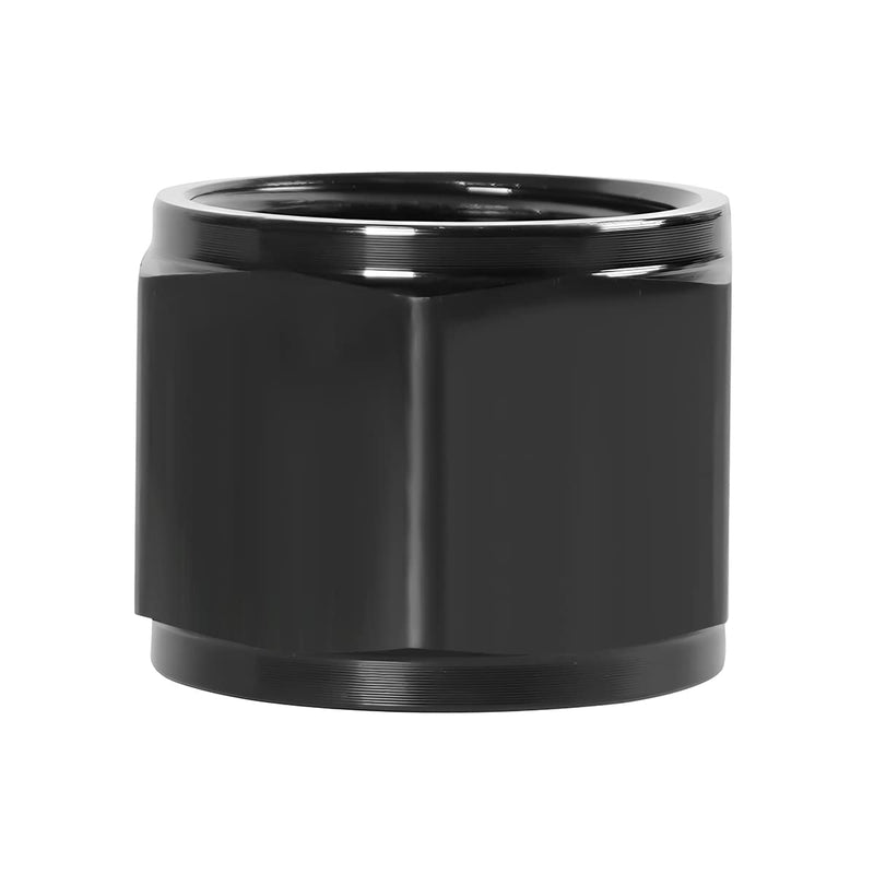 10AN Female Flare Cap Block Off Fitting Plug, 2PCS Aluminum Swivel Hex Head Nut Port Adapter, Automotive Modification Accessories for Fuel Oil Line 10AN
