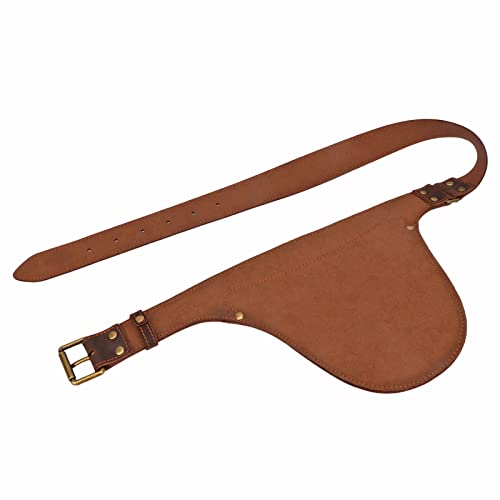TOURBON Leather Tool Belt Gardener Florist Farmer Tools Holster Waist Pouch