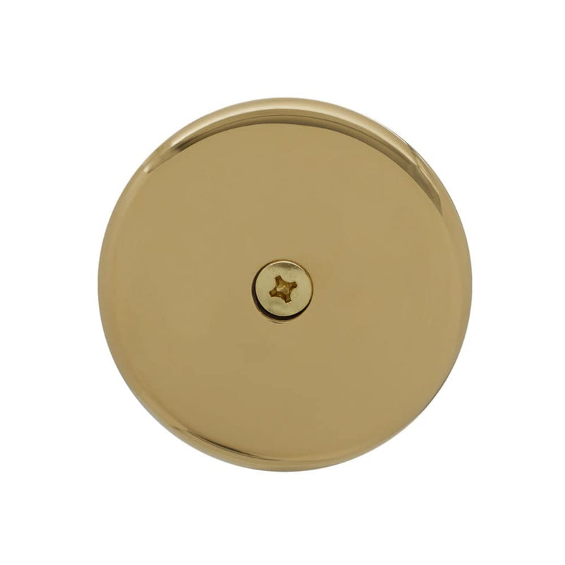 Westbrass Tip Toe Universal Tub Trim with One-Hole Faceplate, Polished Brass, D931K-01