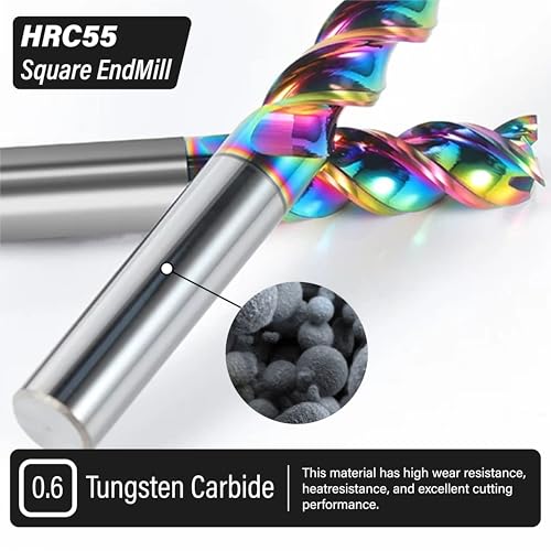 10mm 3 Flute Carbide Square End Mill, High Feed U-Type for Aluminum 10mm High Feed U-Type Design