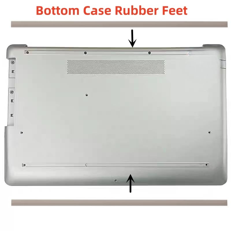 Laptop Rubber Feet Strips Replacement for HP 17-by 17-CA 470-G7 17T-by 17G-CR 17Z-CA 17-BY0035CA Series Bottom Case Rubber Foot Strip (Gold)