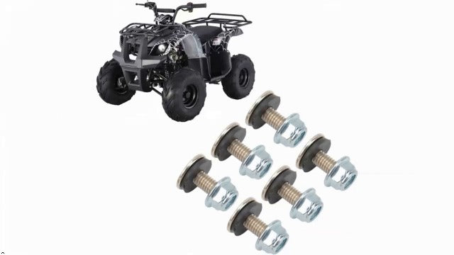 M6 Fastener Kit 16 Sets, ATV Quad Mudguard Bolts