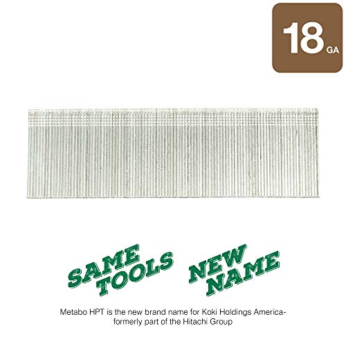 Metabo HPT Brad Nails | 1-1/4 Inch x 18 Gauge | Electro Galvanized | Smooth | 1,000 Count | 24106THPT (Pack of 2) Pack of 2