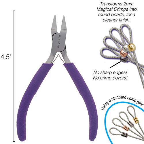 The Beadsmith Magical Crimper Kit Plier, Wire & Crimps