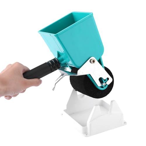 Manual Glue Applicator Roller, Portable Adjustable Coating Tool for Woodworking Leather Plastic Metal Green Cream 180mL 3 Inch with 2 Rollers Non Slip Handle