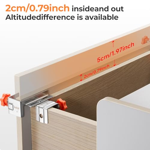 Imbot Drawer Front Installation Clamps Adjustable Cabinet Hardware Mounting