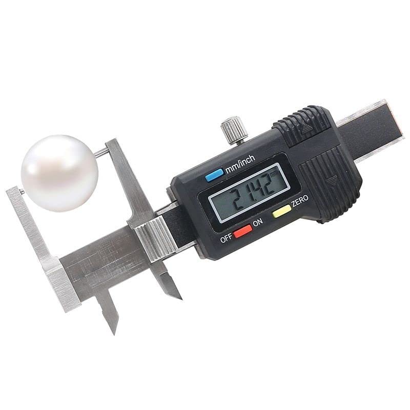 Electronic Digital Caliper, 1.5V Stainless Steel Micro Electronic Digital Display Triple Use Ruler Thickness Measuring Caliper 0~25mm Measuring Range, 0.03mm Accuracy