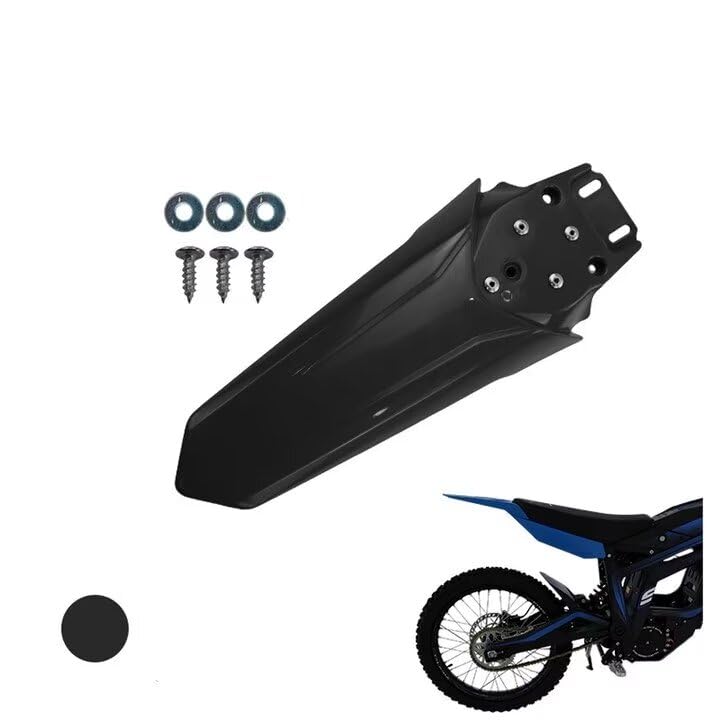 Modified Dirt Bike Rear Fender for Talaria X3 Electric Dirt Bike/Talaria MX3 / Talaria MX4 / Talaria Sting MX5 Pro/Talaria Sting R Bike Accessories PP Plastic Black