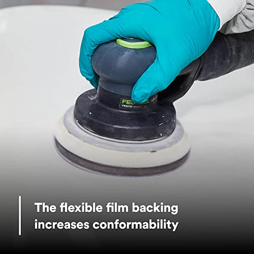 3M Hookit Purple Finishing Film Abrasive Disc 30666, 6 in, 2000+ Grade, 50 Pack, Clear Coat Sanding, Paint Finishing, Defect Removal, Long Lasting P2000