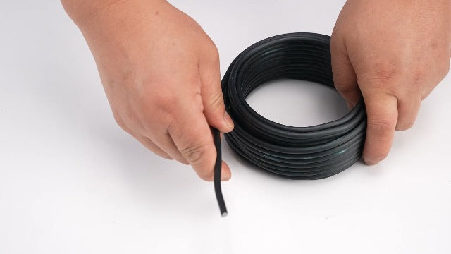 FOSA Bonsai Training Wire, Premium Aluminum Anodized Bonsai Wire for Shaping and Holding Branches, Rustproof Black 5.0mm Thick 500g Roll for Garden Horticulture