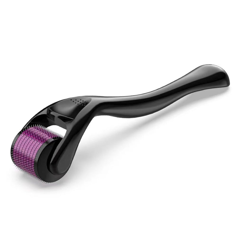 Derma Roller 0.5mm for Hair Growth, 540 Titanium Microneedle Roller for Men & Women, Beard Growth and Skin Care Tool with Carry Case DERMA 0.5 mm