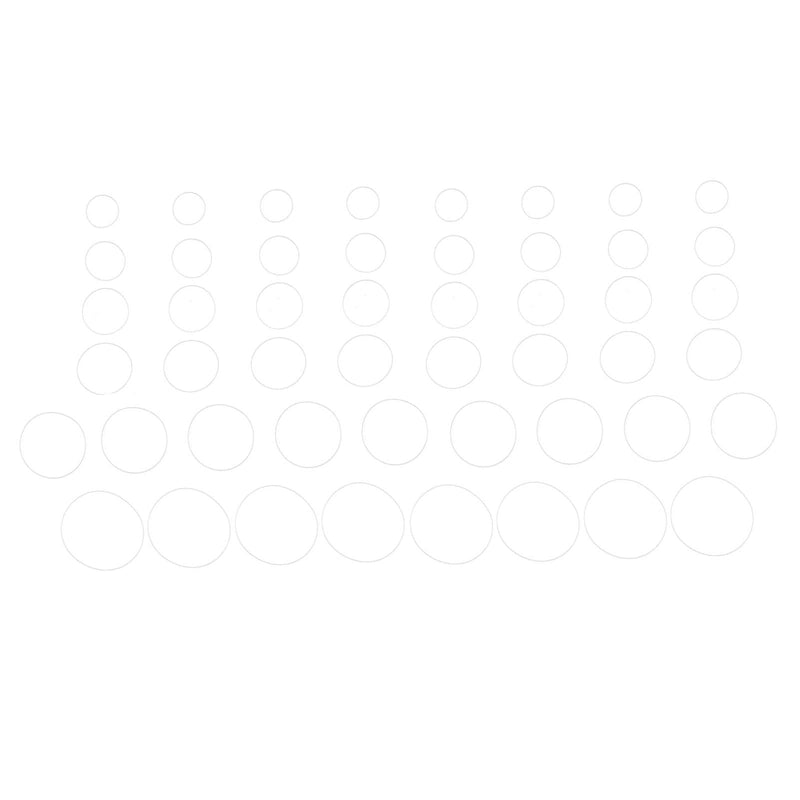 Watch O Ring, Watch Back Gasket Plastic Watch Washers Compact 16-40MM for Repairers for Watch Repairing
