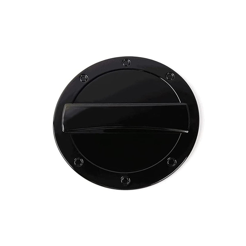 MICROCK Gas Tank Cap Fuel Filler Door Cover for Chevrolet Camaro 2016 2017 2018 2019 2020 2021 2022 2023 2024, Glossy Black