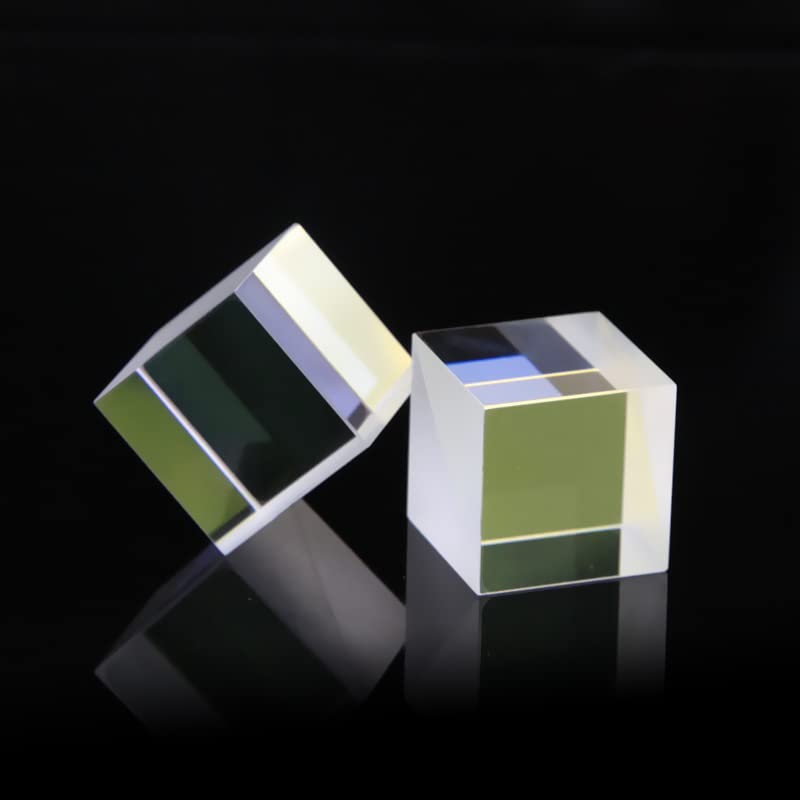 Beam Splitter Cube, Optical Glass Dichroic Prism Ratio 50:50 Spectrome Sicence 30mm