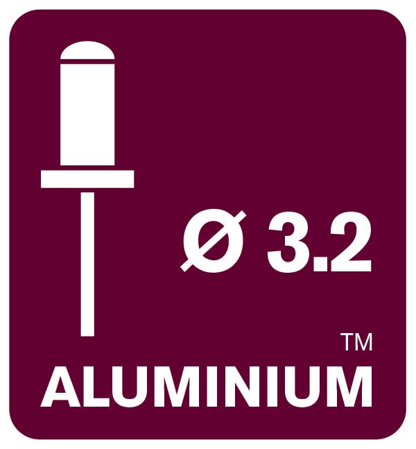 Rapid Rivets High Performance Including Drill Piece, 3.2 x 8 mm, 5000383-50 Pieces