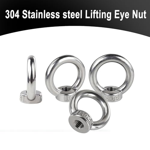 M10 Lifting Eye Nut Hardware Ring Shaped Eye Bolt 5pcs HS/LM-15 M10