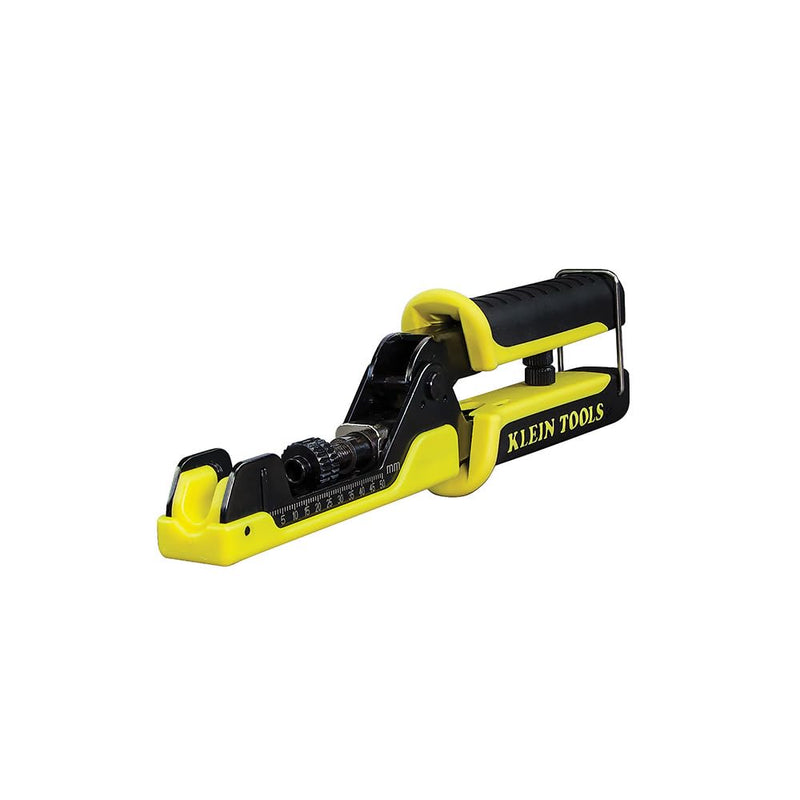 Klein Tools VDV211-100 Crimper, Extended Reach Coaxial Compression Connector for F, BNC, and RCA Connectors Extended Reach Crimper
