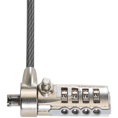 Targus DEFCON T-Lock Resettable Combo Cable Lock (PA410U) | Laptop Computer Security, Desktop Security True