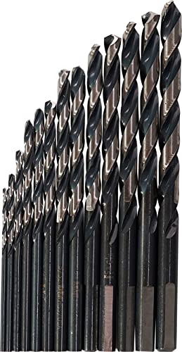 KnKut 13 Piece Jobber Length Drill Bit Set 1/16"-1/4" by 64ths