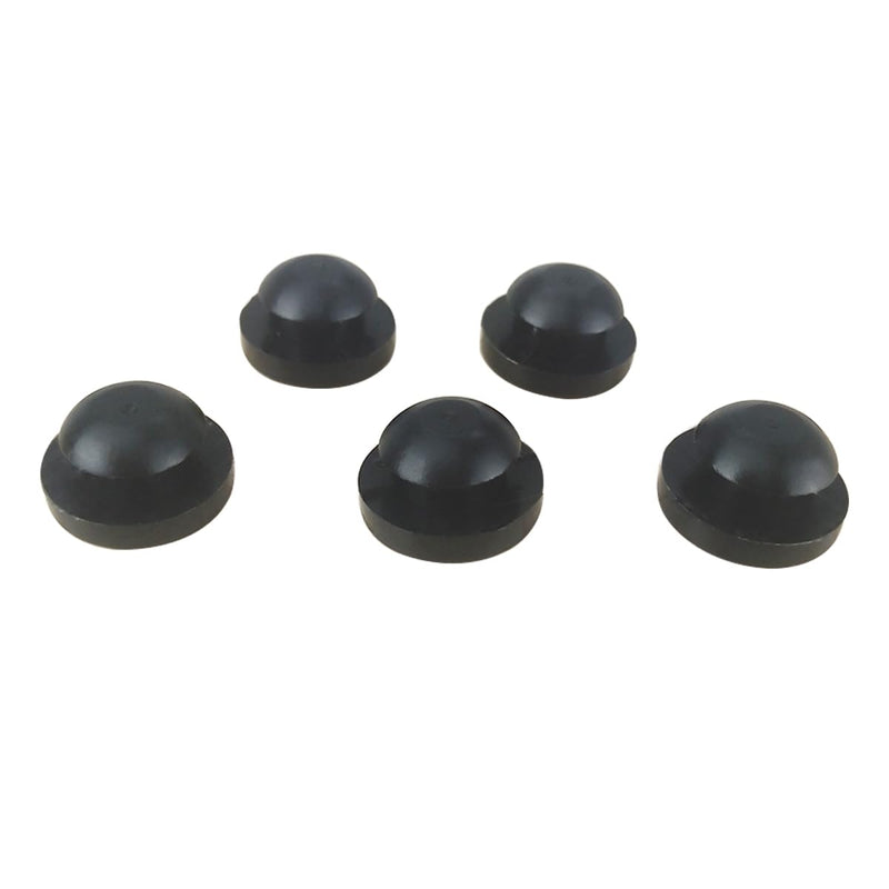 POWERWORKS 5 pcs Brake Pedal Rubber Stopper Black Fits for Nissan 1996-2018，for Infiniti 1997-2019，46584-5P010, 465845P010,46584-S0100,46584S0100