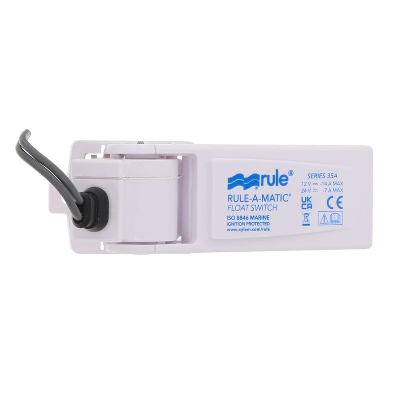 Rule 35A Marine Rule-A-Matic Switch - 12V Automatic Bilge Pump Switch - Mercury Free, Durable, Reliable, and Easy to Install Music