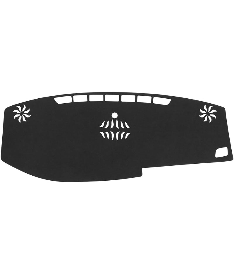 BIBLOZ Dash Cover for Toyota Sienna 2015-2020 Accessories Black Flannel Dashboard Cover Mat Car Dashboard UV Sun Protection 2015-2020 Sienna