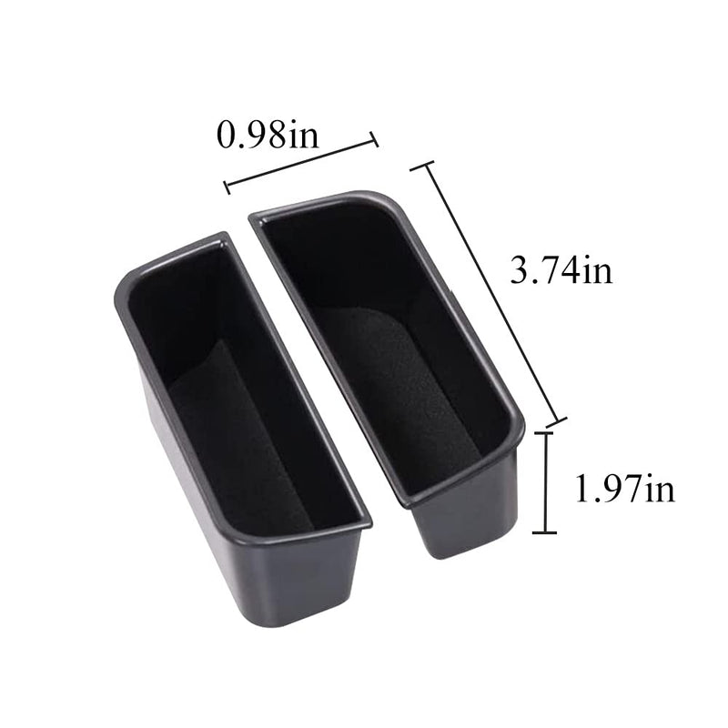 Vesul 4pcs Door Side Storage Box Compatible with Ford Fusion 2013 2014 2015 2016 2017 2018 2019 2020 Armrest Phone Container Door Organizer Handle Pocket ABS Tray Insert Glove Pallet Ford Fusion 2013-2020