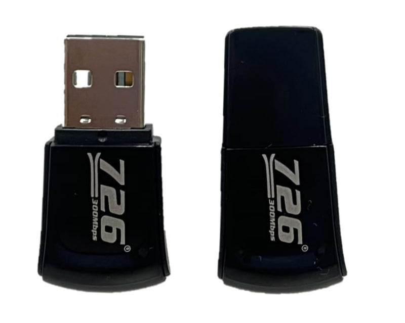 300Mpbs WiFi Receiver USB 2.0 Wireless Dongle Wi-Fi Adapter USB Wireless Network Adapter Support for MAG 254 256 322 Mag322w1 Mag324w2 (Qty 1)