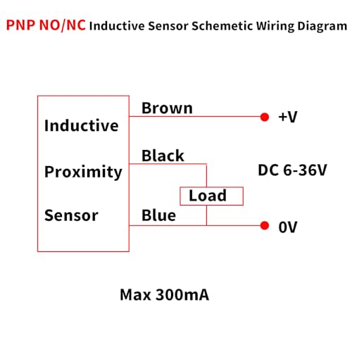 SN04-P NO Normal Open PNP Inductive Proximity Sensor Switch Detector 4mm 3 Wire DC 10~30V 5Pcs
