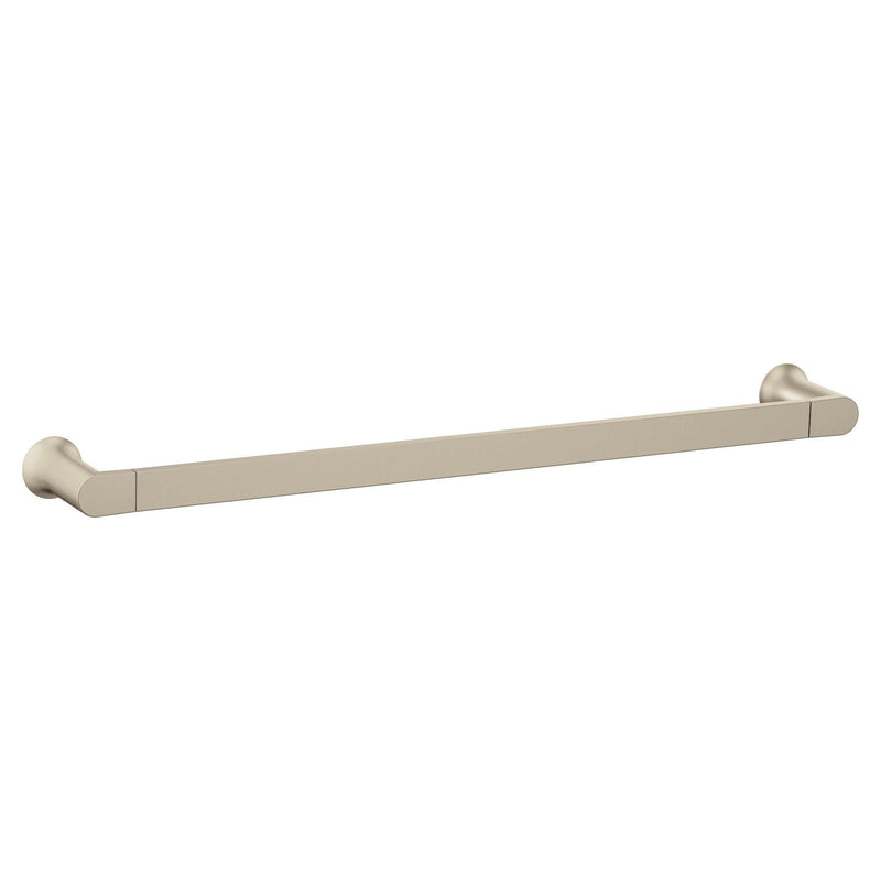 Moen Genta LX Modern Single Kitchen or Bathroom Towel Bar, 24-Inch, Brushed Nickel, BH3824BN 24 Inch